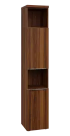 SIN 6 - 42DN2 kancelářská skříň, 2-dveřová/nika, pravá, 2170x400x400, ořech královský